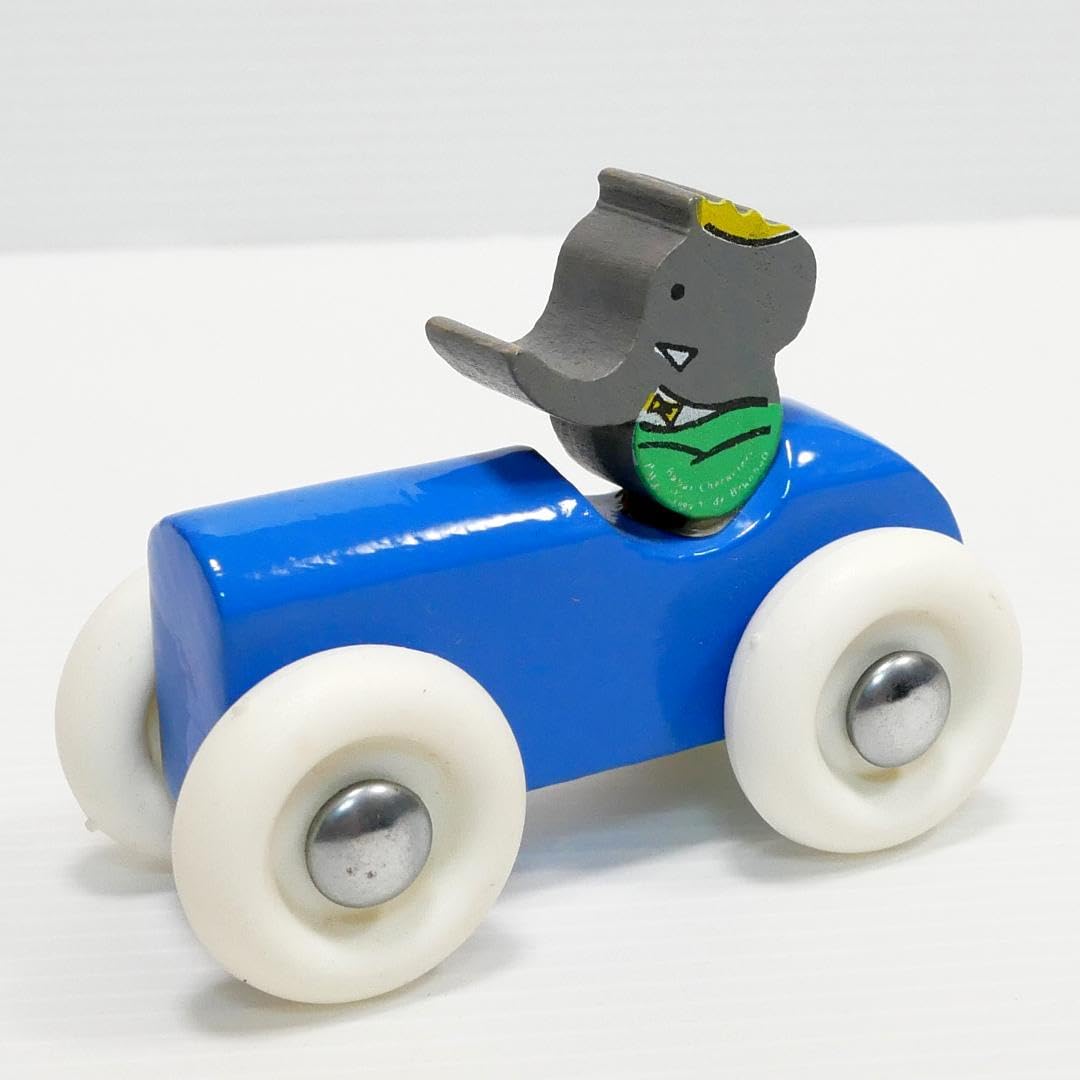 Amazon.co.jp: 「ぞうのババール」木製ミニカー（vilac社）フランス製